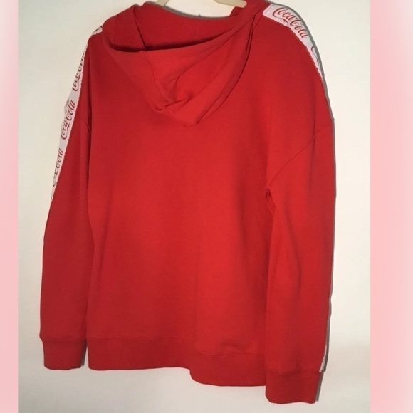 PACSUN Red Coca-Cola Pullover Hoodie Sweatshirt Men’s Size Medium - Picture 6 of 11